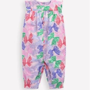 Mini Boden Bow Romper 9-12 Months